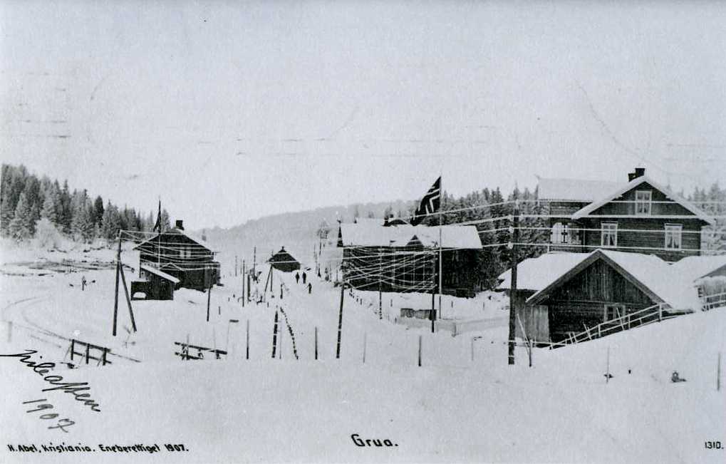 Bilde Grua stasjon 1907