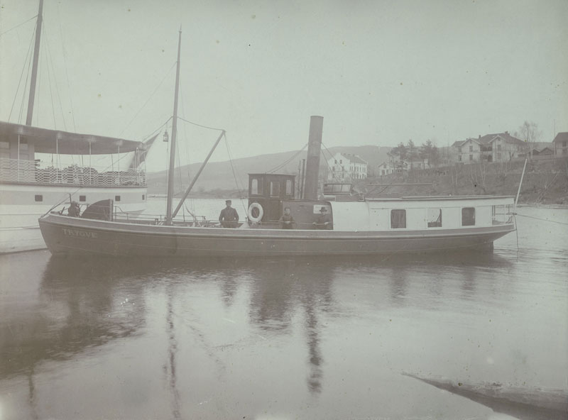 Bilde av Dampskipet Trygve ved Randsfjord stasjon