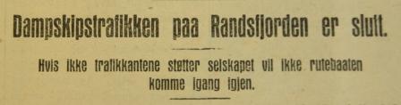 Bilde fra avisa Hadeland 1929