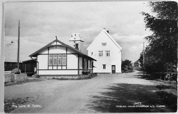 Bilde av Lena stasjon omkring 1936