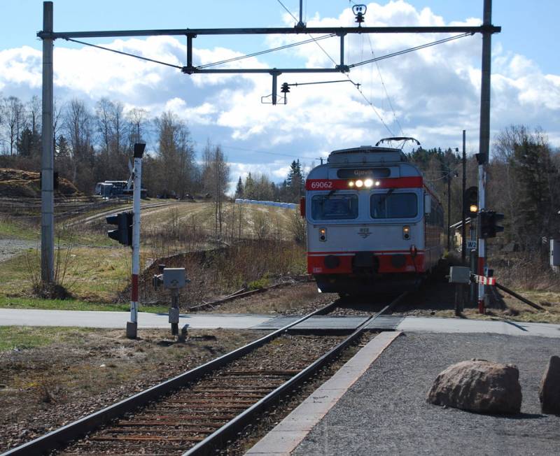 Bilde av Gjøviktoget på Bleiken stasjon