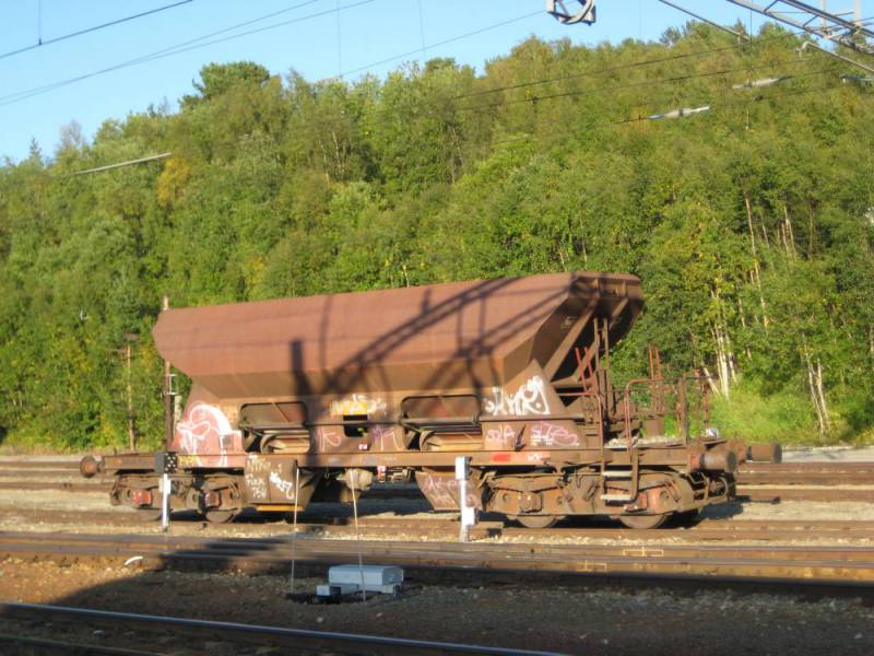 Bilde godsvogn Dombås stasjon