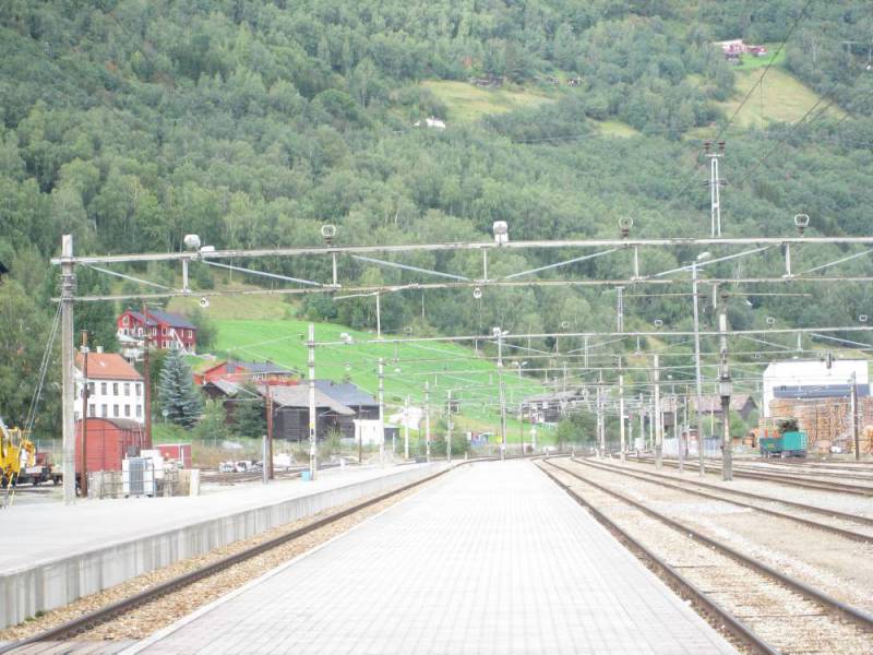 Bilde av sporområdet Otta stasjon