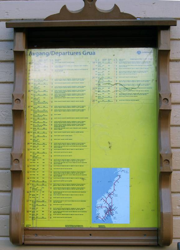 Bilde av plakat Grua stasjon