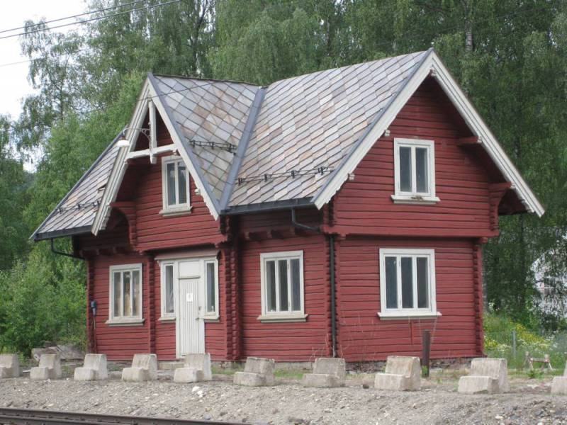 Bilde Godshuset ved Fåberg stasjon 