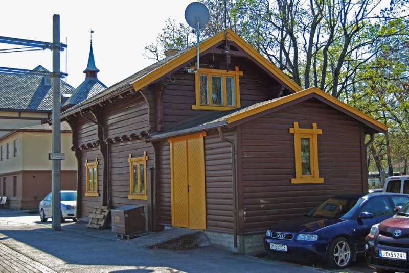 Bilde av bygning ved Gjøvik stasjon