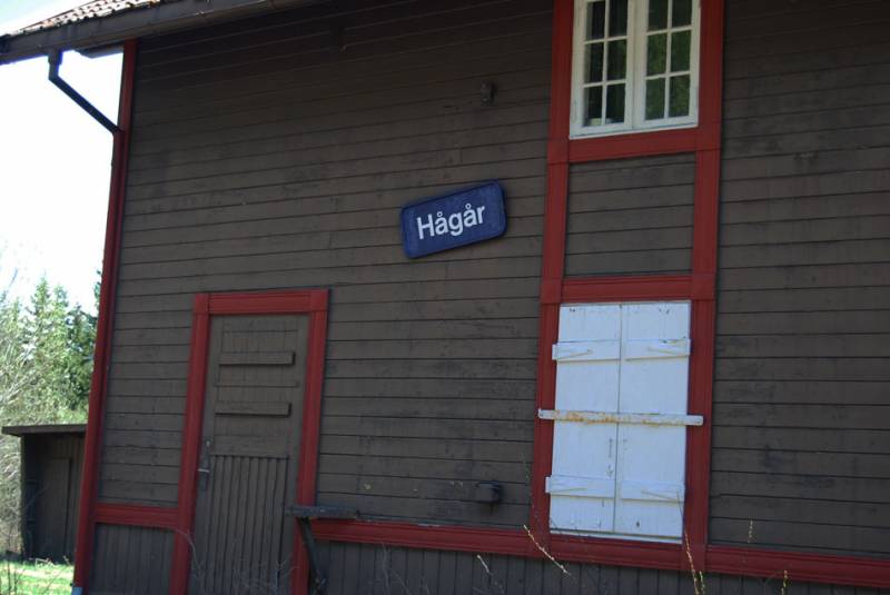 Bilde av nedlagte Hågår stasjon