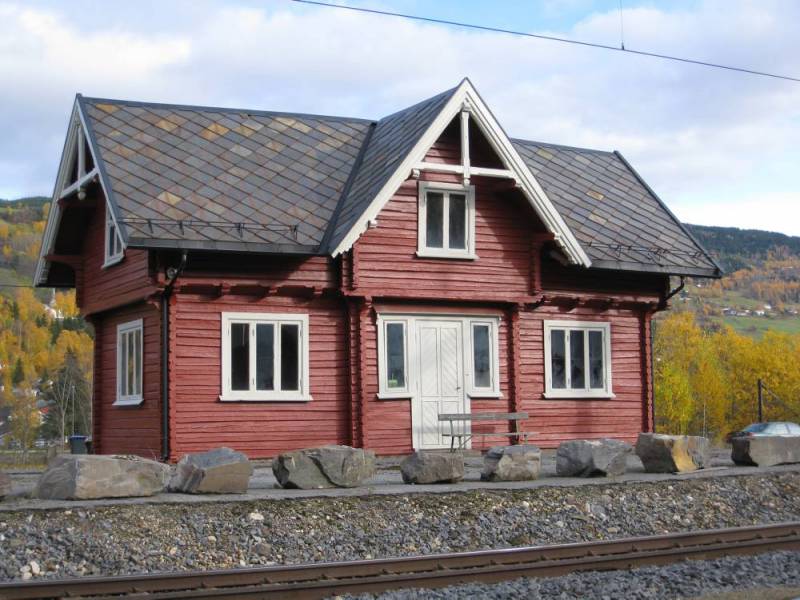 Bilde godshuset Øyer stasjon