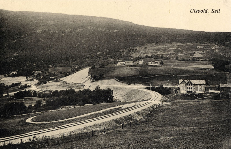 Bilde av jernbanen ved Ullsvolden på Sel