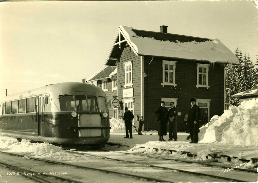 Bilde Dokka stasjon 1936/-37