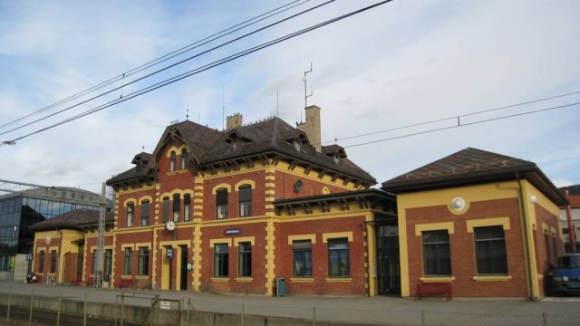 Lillehammer stasjon (Fotograf: Dagmar Buen © Fylkesarkivet i Oppland) Bilde Lillehammer stasjon