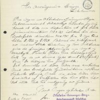 Søknad fra Ottadalen - Geiranger - Stryn Interkommunalt Bilselskap om dispensasjon fra å bruke en bestemt dimensjon på gummidekk,1921 (Fylkesarkivet i Oppland, Ark/9)
Bilde nr: 8 av 24 Bilde av søknad om bruk av en bestemt dimensjon på gummidekk i 1921