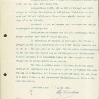 Veidirektørens anbefaling angående automobilenes luftringdimensjoner, 1921 Søknad fra Ottadalen - Geiranger - Stryn Interkommunalt Bilselskap om dispensasjon fra å bruke en bestemt dimensjon på gummidekk,1921 (Fylkesarkivet i Oppland, Ark/9)
Bilde nr: 9 av 24 Bilde av veidirektørens anbefaling om automobilenes luftringdimensjoner i 1921