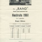 Høstrute 1961 fra M/F "Rand"(Fylkesarkivet i Oppland, Ark/9) Bilde av Høstrute 1961 fra M/F "Rand"