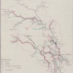 Kart over veier i Oppland, 1942 (Fylkesarkivet i Oppland, Ark/9) Bilde Kart over veier i Oppland, 1942 (Fylkesarkivet i Oppland, Ark/9)