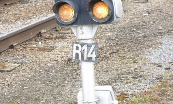 Otta stasjon (Fotograf: Dagmar Buen © Fylkesarkivet i Oppland). Bilde detalj ved Otta stasjon