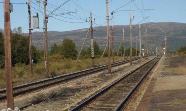 Sporområde ved Fokstua stasjon (Fotograf: Dagmar Buen © Fylkesarkivet i Oppland). Bilde sporområde Fokstua stasjon