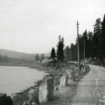 Harestustranda omkring 1915 (Fotograf: Haraldsen, (c)Randsfjordmuseene, HF1998/5:25)) Bilde Harestustranda omkring 1915
