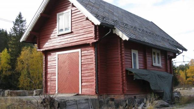 Øyer stasjon (Fotograf: Dagmar Buen © Fylkesarkivet i Oppland). Bilde Øyer stasjon