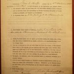 Skysskontrakt fra Hov i Land fra 1885(Kilde: Statsarkivet Hamar, FYO-002, serie I) Bilde av Skysskontrakt fra Hov i Land fra 1885